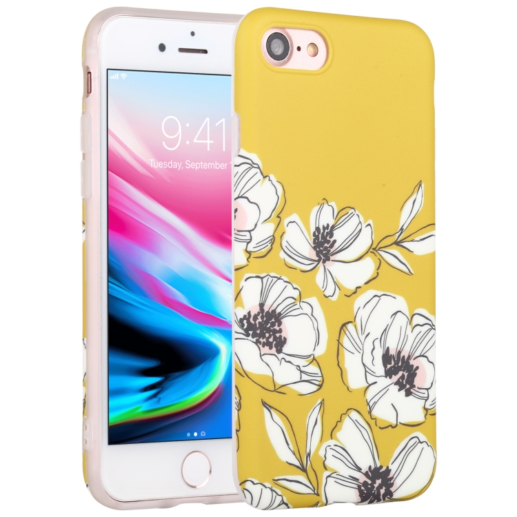 

Flowers Pattern IMD Shockproof TPU Protective Case For iPhone 6(O)
