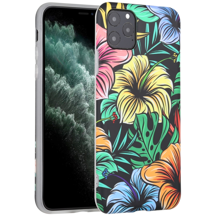 

Flowers Pattern IMD Shockproof TPU Protective Case For iPhone 11 Pro(J)