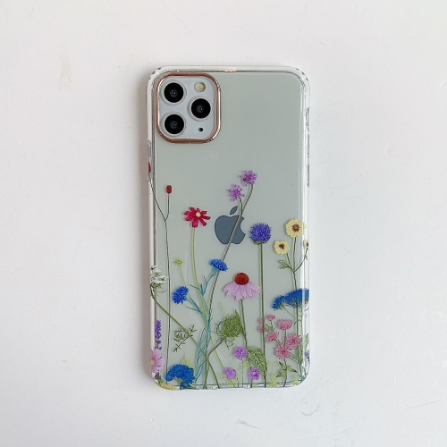 

Painted Pattern Dual-side Laminating TPU Protective Case For iPhone 11 Pro Max(Colorful Flowers)