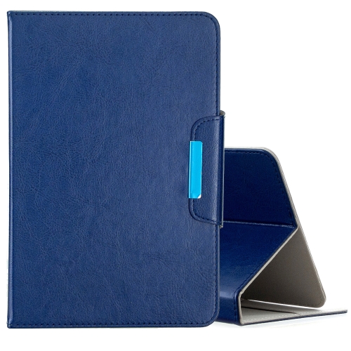 

For 10 inch Universal Solid Color Horizontal Flip Leather Case with Card Slots & Holder & Wallet(Navy Blue)