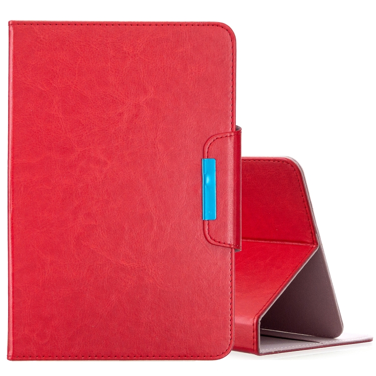 

For 10 inch Universal Solid Color Horizontal Flip Leather Case with Card Slots & Holder & Wallet(Red)
