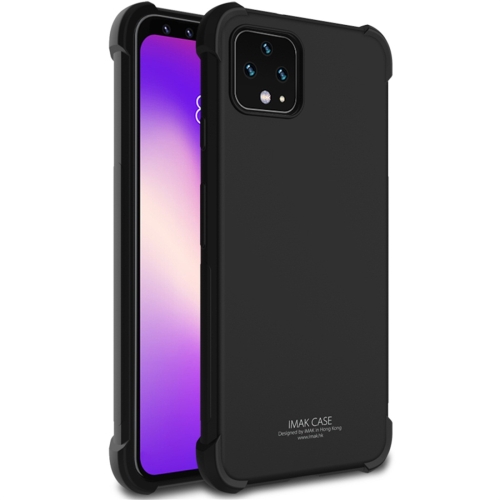 

For Google Pixel 4 XL IMAK All-inclusive Shockproof Airbag TPU Case(Metallic Black)