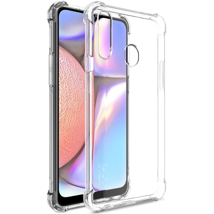 

For Galaxy A20s IMAK All-inclusive Shockproof Airbag TPU Case(Transparent)