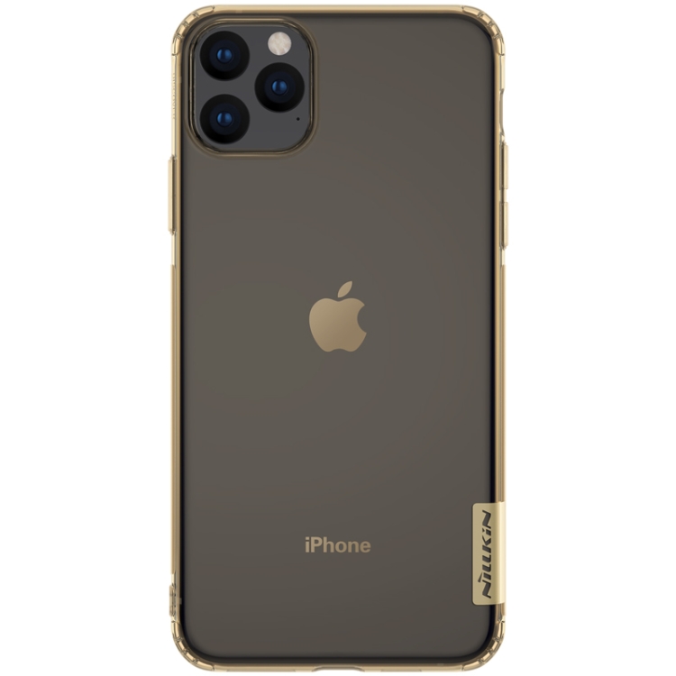 

For iPhone 11 Pro Max NILLKIN Nature TPU Transparent Soft Protective Case(Brown)