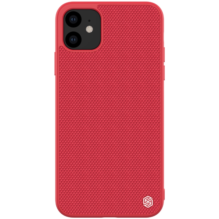 

For iPhone 11 NILLKIN Nylon Fiber PC+TPU Protective Case(Red)