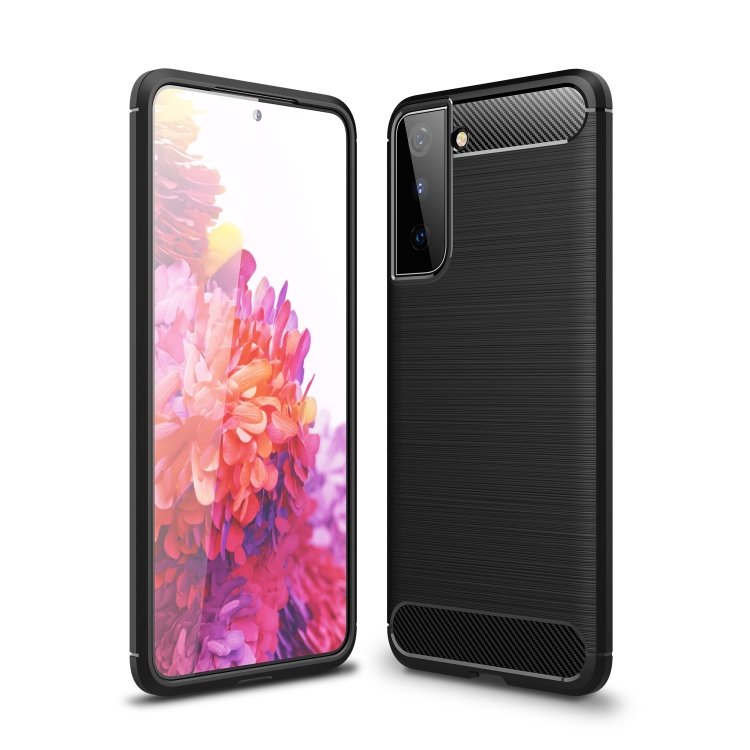 

For Samsung Galaxy S30 Brushed Texture Carbon Fiber TPU Case(Black)
