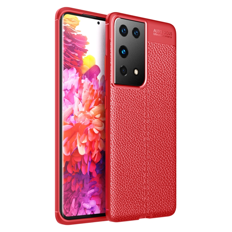 

For Samsung Galaxy S30 Ultra Litchi Texture TPU Shockproof Case(Red)
