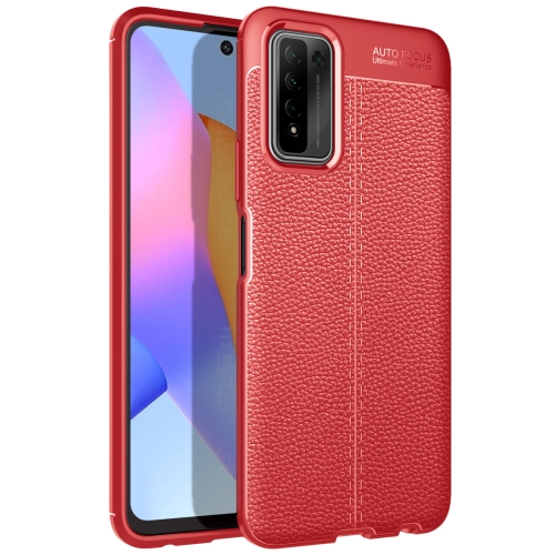 

For Huawei Honor 10X Lite Litchi Texture TPU Shockproof Case(Red)