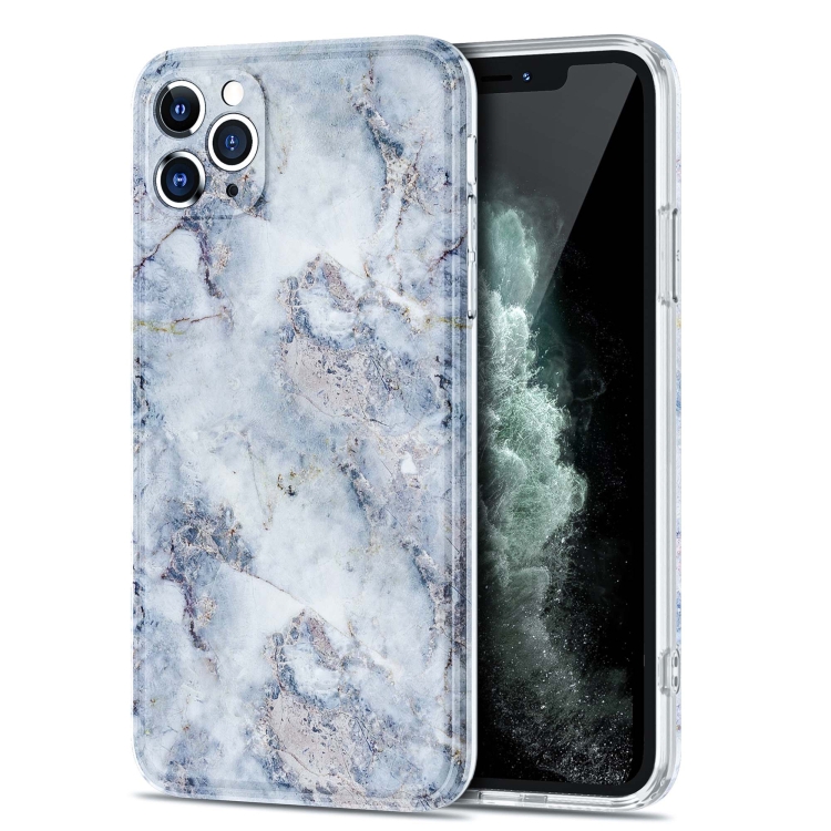 

TPU Glossy Marble Pattern IMD Protective Case For iPhone 11 Pro(Earthy Grey)