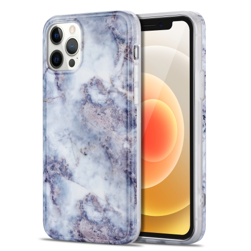 

TPU Glossy Marble Pattern IMD Protective Case For iPhone 12 Mini(Earthy Grey)