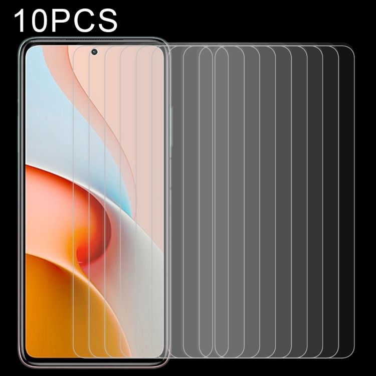 

10 PCS For Xiaomi Redmi Note 9 Pro 5G 0.26mm 9H 2.5D Tempered Glass Film