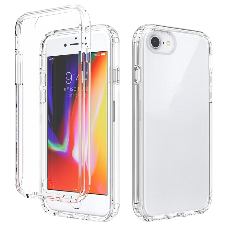 

Shockproof High Transparency Two-color Gradual Change PC+TPU Candy Colors Protective Case For iPhone 6 / 6s(Transparent)