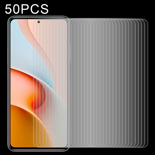 

For Xiaomi Redmi Note 9 Pro 5G 50 PCS 0.26mm 9H 2.5D Tempered Glass Film
