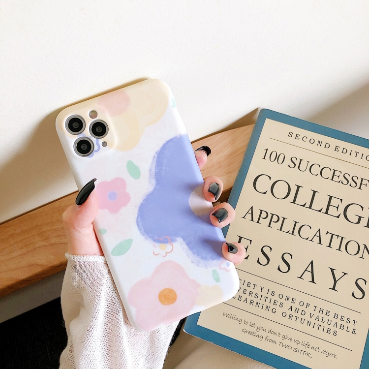 

Shockproof Liquid TPU Pattern Protective Case For iPhone 12 mini(Colorful Flowers)