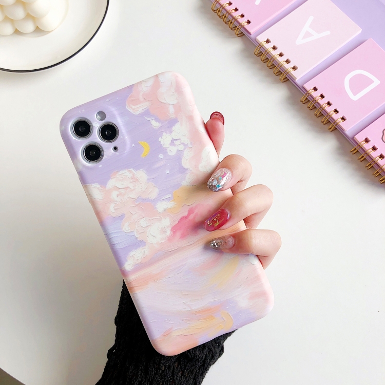 

Shockproof Liquid TPU Pattern Protective Case For iPhone 12 Pro(Starry Sky)