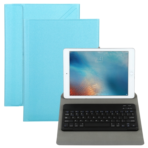 

Universal Detachable Bluetooth Keyboard + Leather Case without Touchpad for iPad 9-10 inch, Specification:Black Keyboard(Blue)