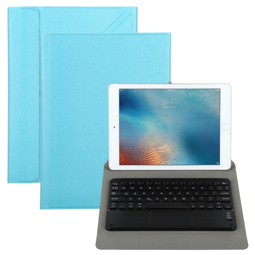 

Universal Detachable Bluetooth Keyboard + Leather Case with Touchpad for iPad 9-10 inch, Specification:Black Keyboard(Blue)
