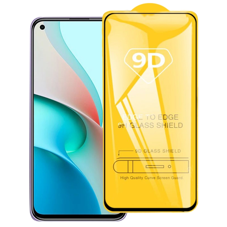 

For Xiaomi Redmi Note 9 5G 9D Full Glue Full Screen Tempered Glass Film