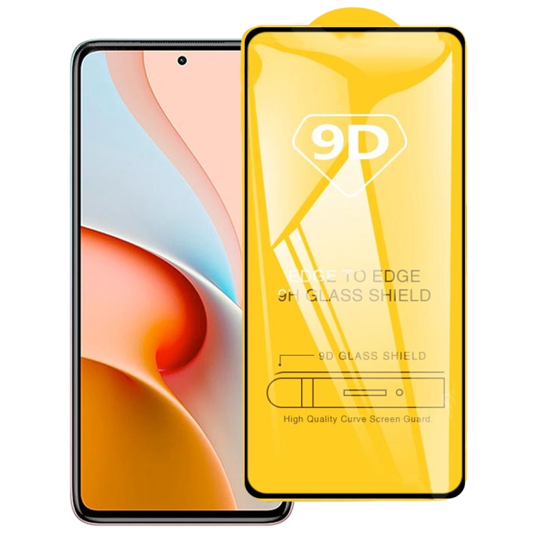 

For Xiaomi Redmi Note 9 Pro 5G 9D Full Glue Full Screen Tempered Glass Film