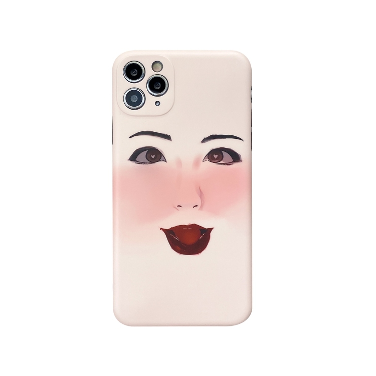 

IMD Full Coverage Silicone Soft Protective Case For iPhone 12 mini(Pattern C)