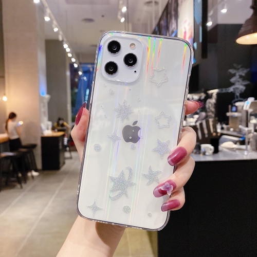 

IMD Aurora Starry Sky Pattern Shockproof TPU Protective Case For iPhone 11(B1)