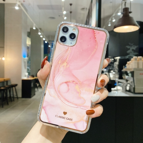 

IMD Watercolor Rendering Pattern Shockproof TPU Protective Case For iPhone 12 / 12 Pro(C4)