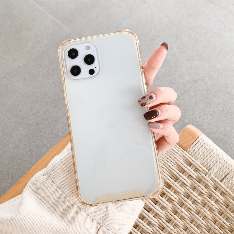 

Shockproof Acrylic Protective Case For iPhone 12 mini(Gold)