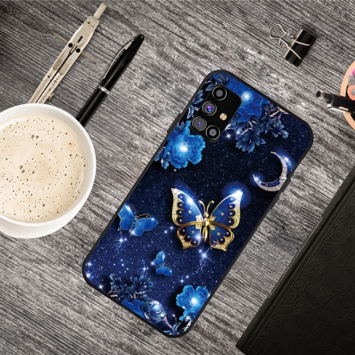 

For Samsung Galaxy M31s Oil Embossed Coloured Drawing Pattern Shockproof TPU Protective Case(Phnom Penh Butterfly)