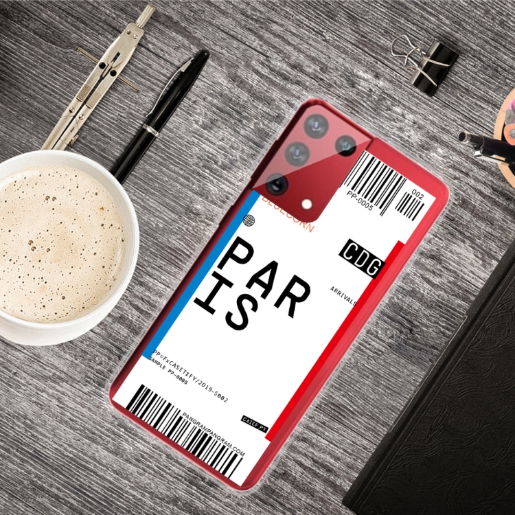 

For Samsung Galaxy S30 Plus Boarding Pass Series TPU Phone Protective Case(Paris)