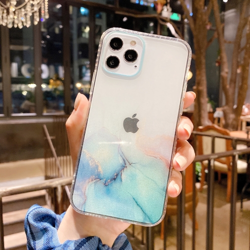 

IMD Straight Edge Dreamy Watercolor Pattern Shockproof TPU Protective Case For iPhone 11(A7)