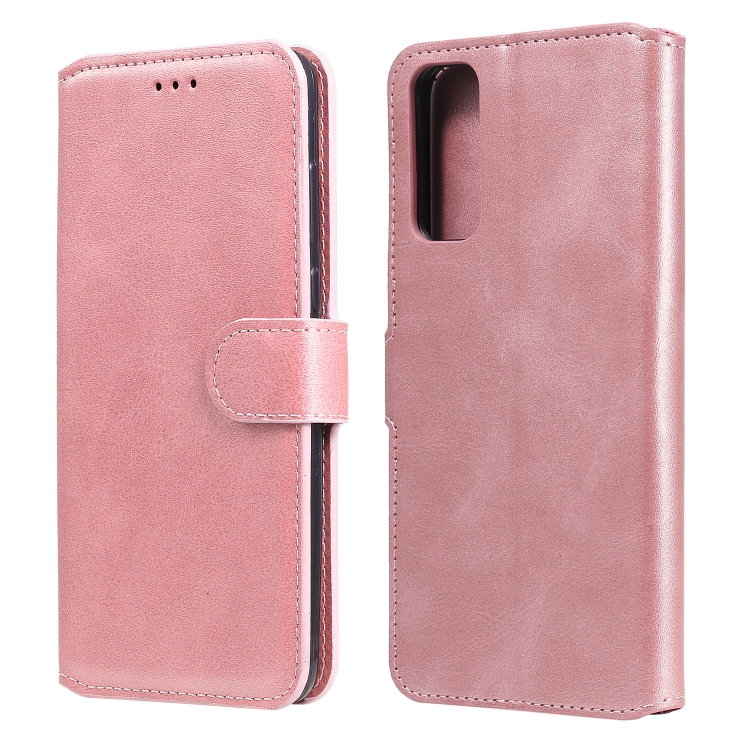 

For vivo Y20 / Y20i Classic Calf Texture PU + TPU Horizontal Flip Leather Case, with Holder & Card Slots & Wallet(Rose Gold)