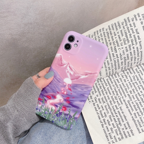 

Oil Painting Pattern TPU Protective Case For iPhone 11(Valley)