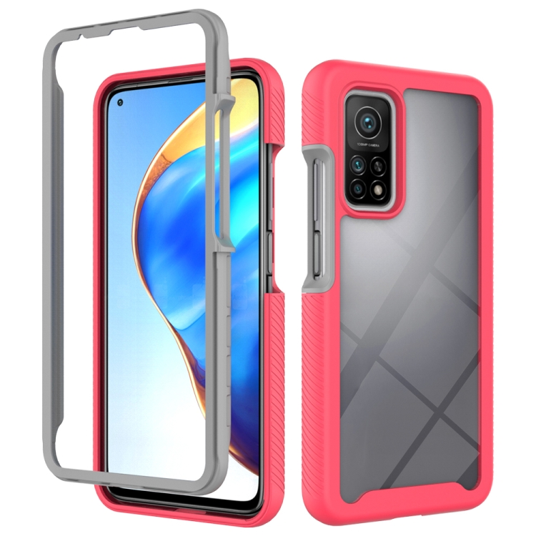 

For Xiaomi Mi 10T / 10T Pro Starry Sky Solid Color Series Shockproof PC + TPU Protective Case(Red)