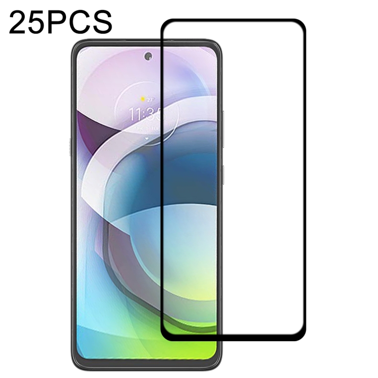 

For Motorola Moto G 5G 25 PCS Full Glue Full Screen Tempered Glass Film