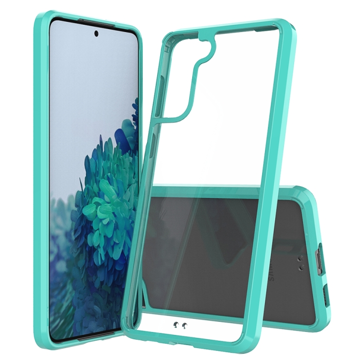 

For Samsung Galaxy S21+ 5G Shockproof Scratchproof TPU + Acrylic Protective Case(Green)