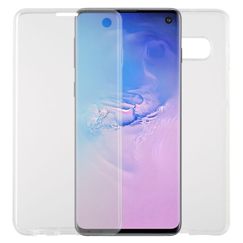 

For Galaxy S10 TPU + Acrylic Ultra-Thin Double-Sided All-Inclusive Transparent Mobile Phone Case