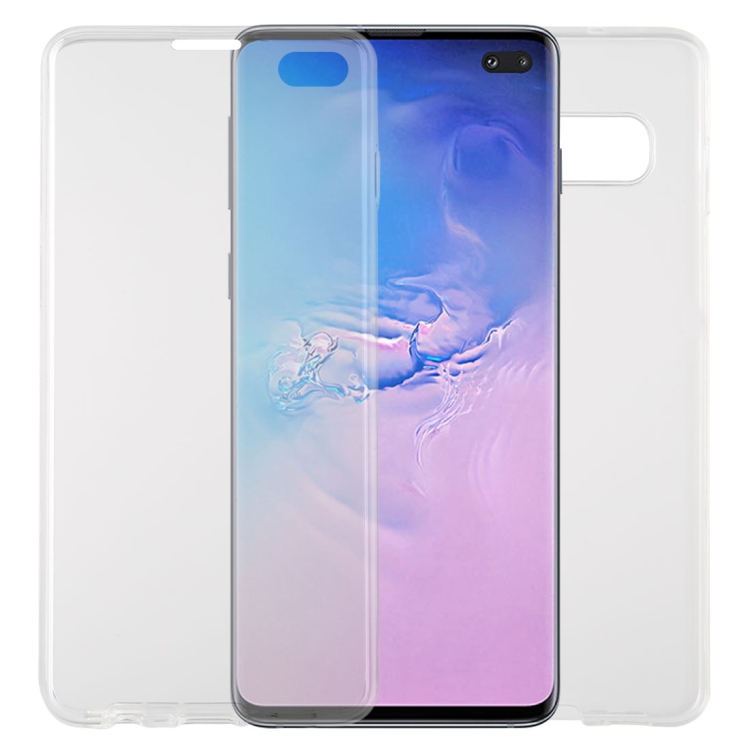 

For Galaxy S10+ TPU + Acrylic Ultra-Thin Double-Sided All-Inclusive Transparent Mobile Phone Case