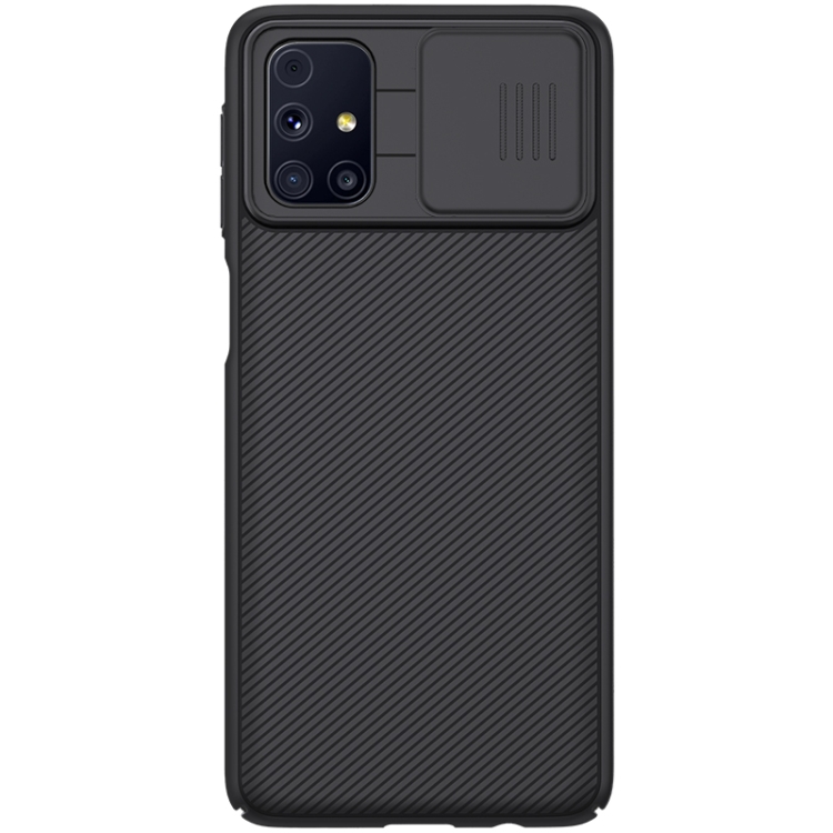 

For Samsung Galaxy M31s NILLKIN Black Mirror Series PC Camshield Full Coverage Dust-proof Scratch Resistant Case(Black)
