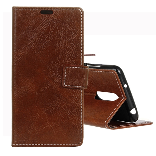 

For Vodafone Smart N9 Retro Crazy Horse Texture Horizontal Flip Leather Case with Holder & Card Slots & Wallet & Photo Frame(Brown)