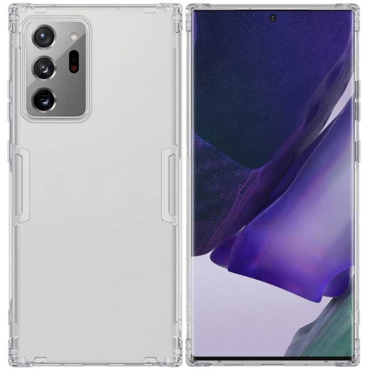 

For Samsung Galaxy Note20 Ultra NILLKIN Nature TPU Transparent Soft Protective Case(Grey)