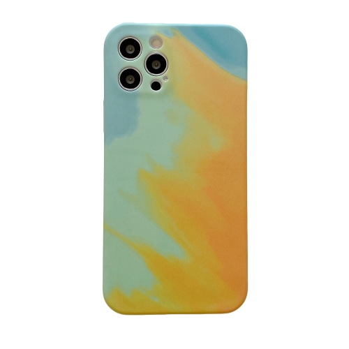 

Liquid Silicone Gradient Color Protective Case For iPhone 12 Pro(Yellow)