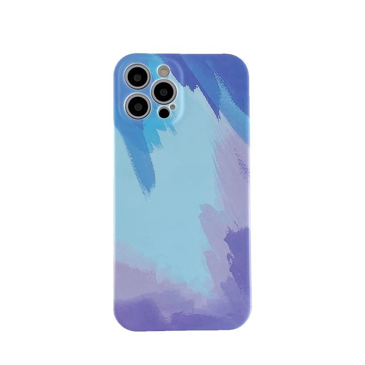 

Liquid Silicone Gradient Color Protective Case For iPhone 12 Pro(Blue)