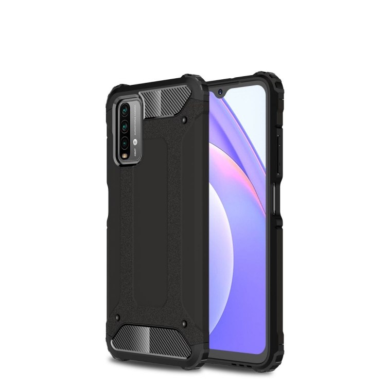 

For Xiaomi Redmi Note9 4G Magic Armor TPU + PC Combination Case(Black)