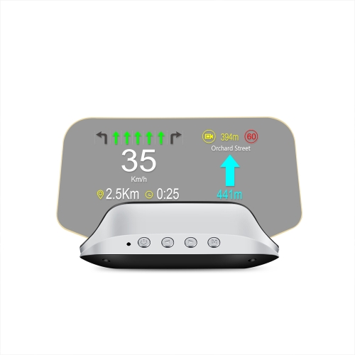 

C3 OBD2 + GPS Mode Car Head-up Display HUD Overspeed / Speed / Water Temperature Too High / Voltage Too Low / Engine Failure Alarm / Fatigue Driving Reminder / Navigation Function