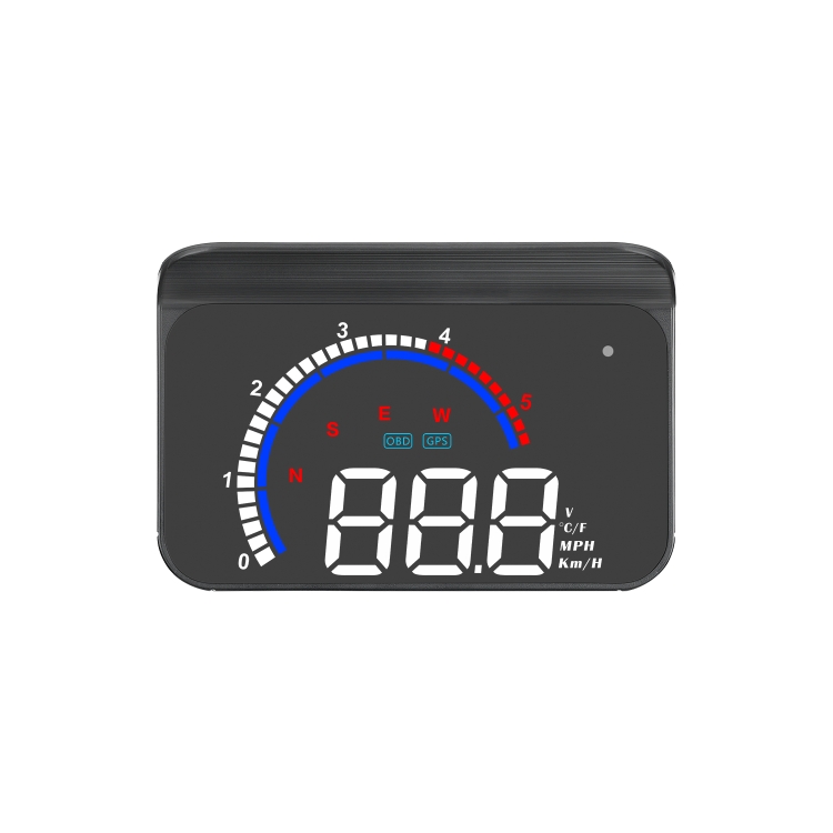 

M13 Plus OBD2 + GPS Mode Car Head-up Display HUD Overspeed / Speed / Water Temperature Alarm / Eliminate Fault Codes