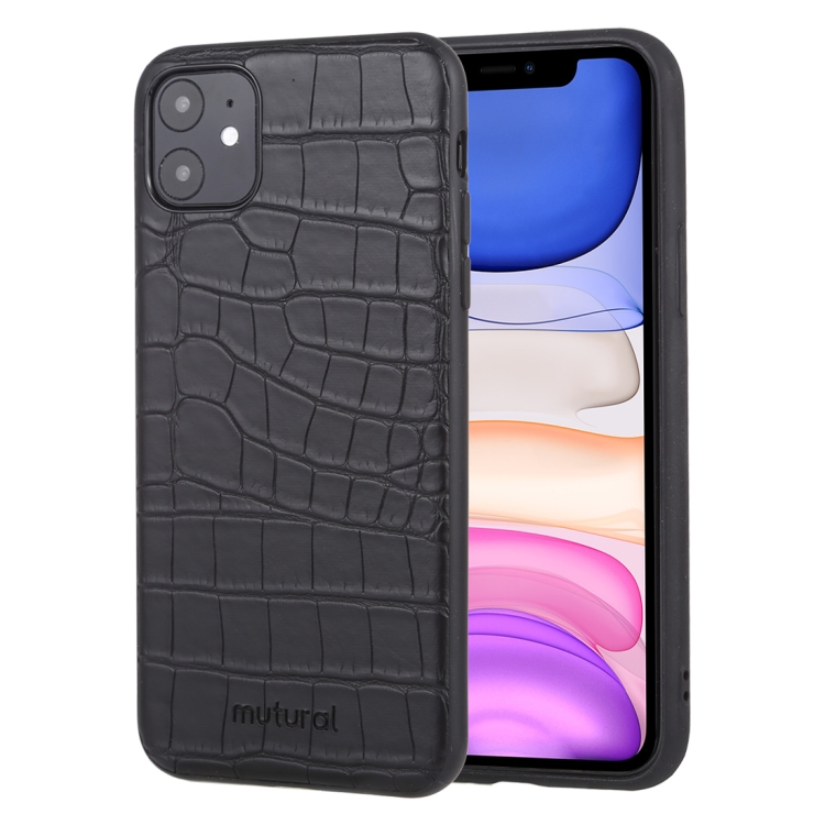 

For iPhone 11 Mutural All-inclusive PU + TPU Case(Crocodile Texture)