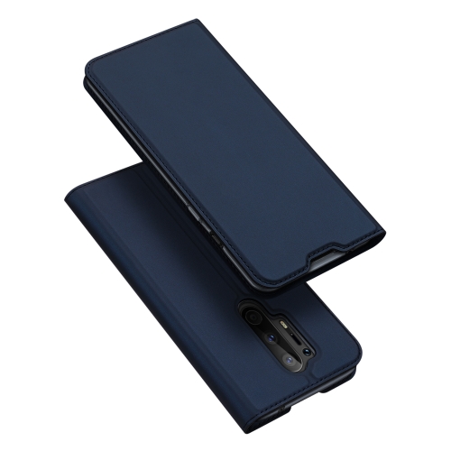 

For OnePlus 8 Pro DUX DUCIS Skin Pro Series PU + TPU Horizontal Flip Leather Case, with Holder & Card Slots(Blue)