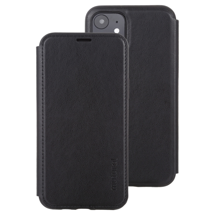 

For iPhone 11 Mutural Horizontal Flip Leather Case with Holder & Card Slots(Black)