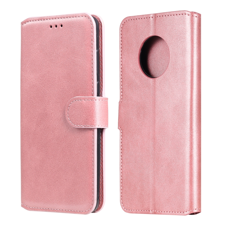 

For Huawei Enjoy 20 Plus / Y9a Classic Calf Texture PU + TPU Horizontal Flip Leather Case, with Holder & Card Slots & Wallet(Rose Gold)