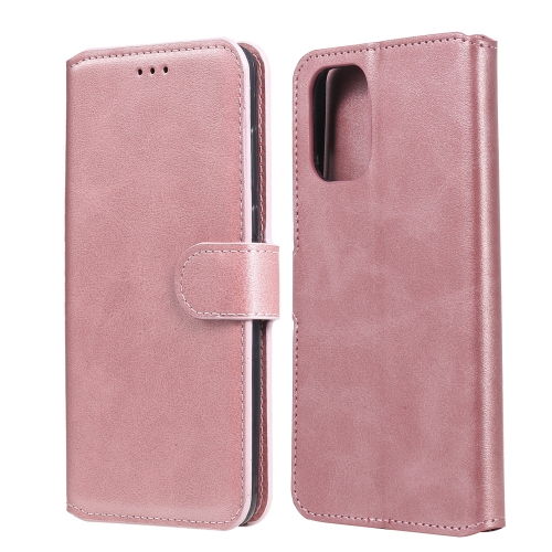 

For OnePlus 8T Classic Calf Texture PU + TPU Horizontal Flip Leather Case, with Holder & Card Slots & Wallet(Rose Gold)